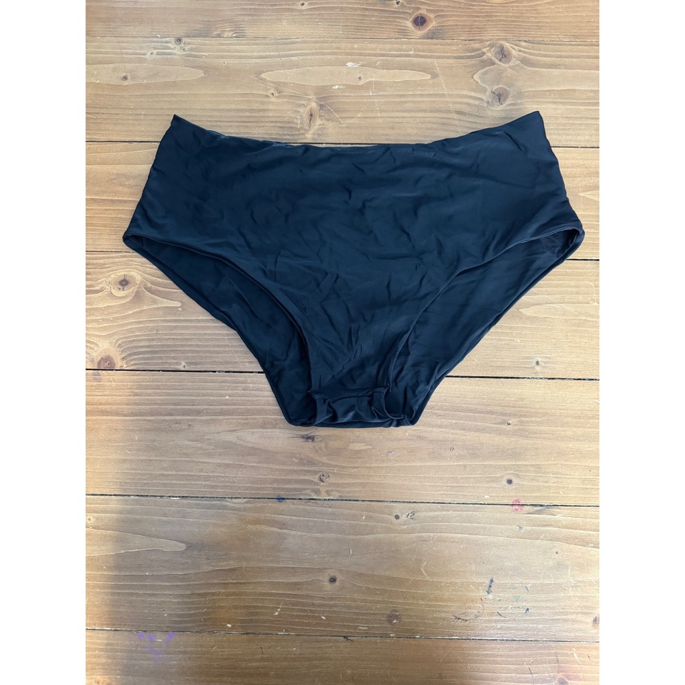 Zaful Black High Waisted Bikini Bottoms Swimsuit Size 12